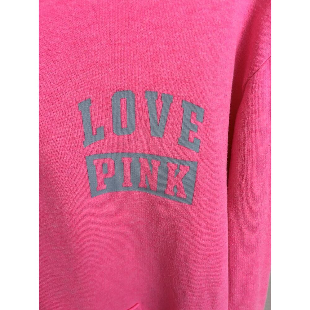 Victoria's Secret Pink Quarter Zip Sweatshirt Size S - Picture 2 of 10